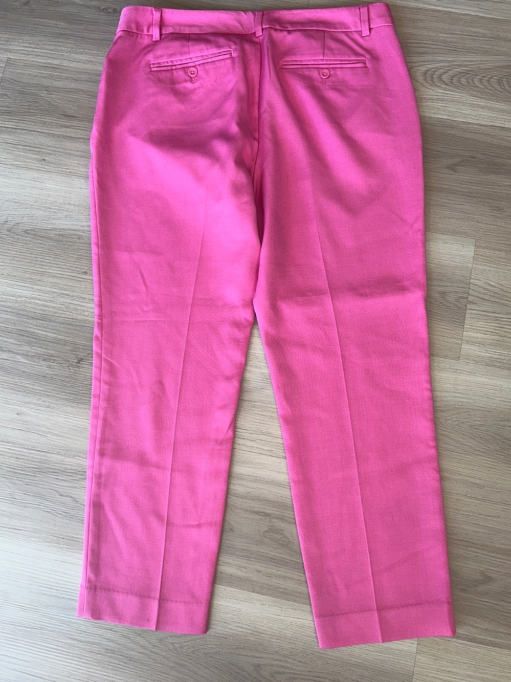 Gap Slim Crop Tailored Ankle Pants 10 Pink Stretch Career Barbie Preppy Vintage - Picture 5 of 16